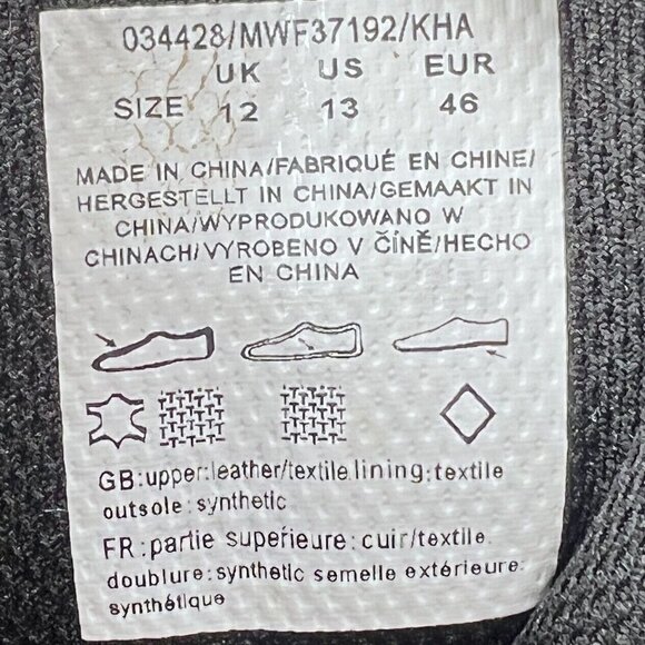 Mountain Warehouse Excursion Men Size 13 Waterproof Boots Vibram Gray 034428 - Picture 12 of 12